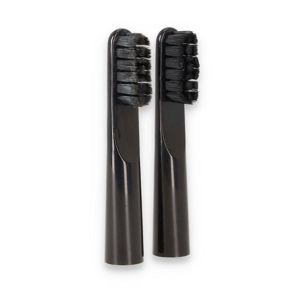 2 Black Brush Heads