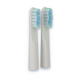 2 White Brush Heads