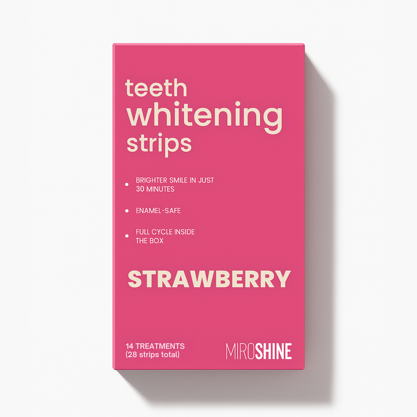 Flavoured Teeth Whitening Strips